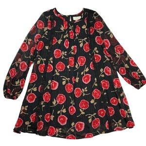 Kate Spade New York Floral Metallic Shift Dress
